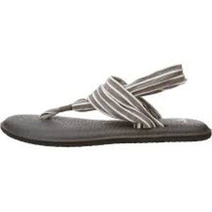 Sanuk Yoga Sling 2 Flip-Flops in Charcoal